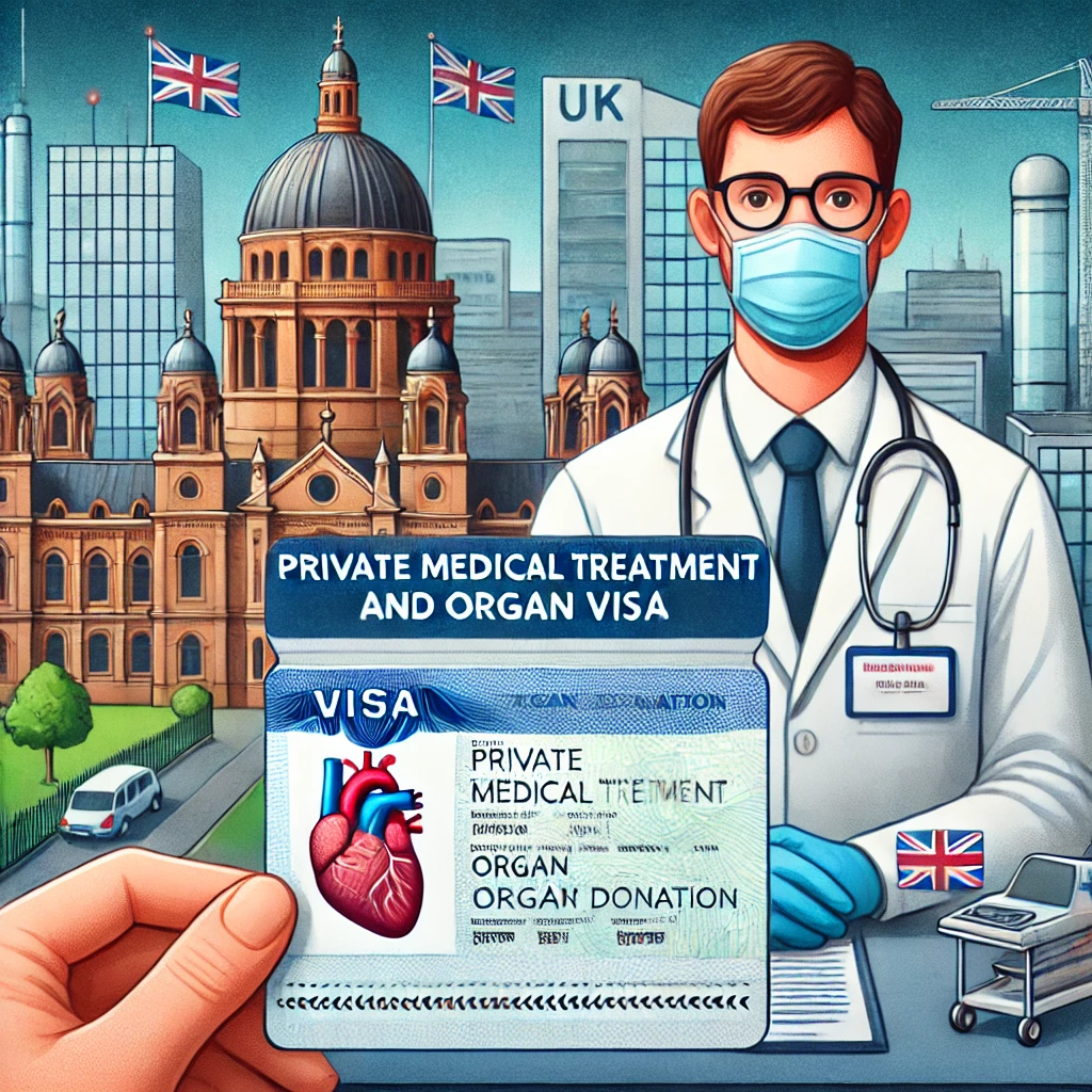 Private Medical Treatment and Organ Donation Visit Visa