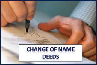 Change of Name Deeds